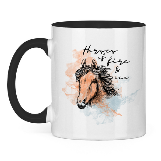 Tasse für Islandpferde Fans - Fire&Ice