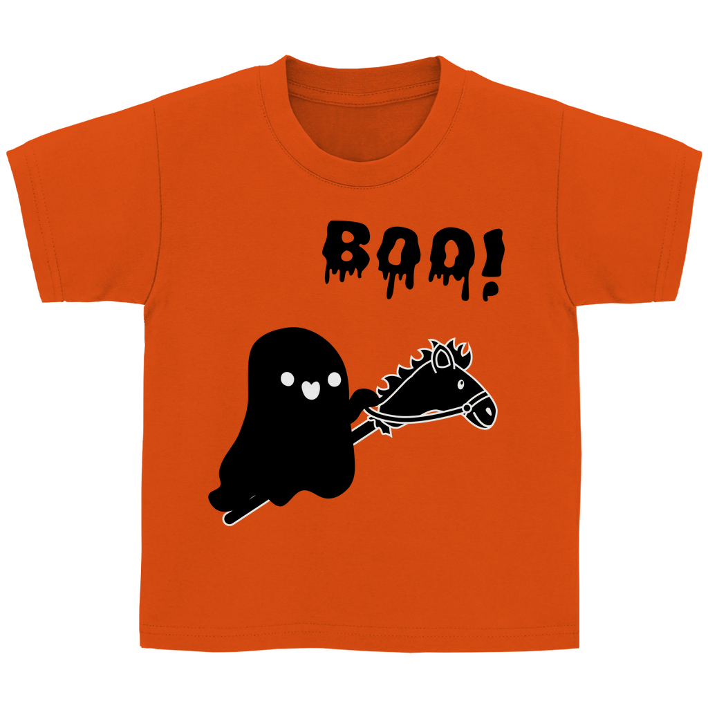 Halloween Hobby Horse Kinder T-Shirt BOO