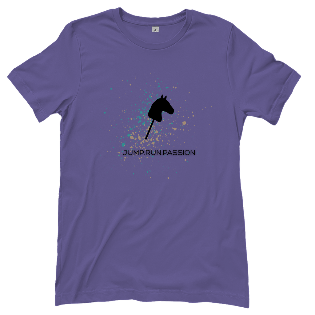 Damen T-Shirt Hobby Horse Jump
