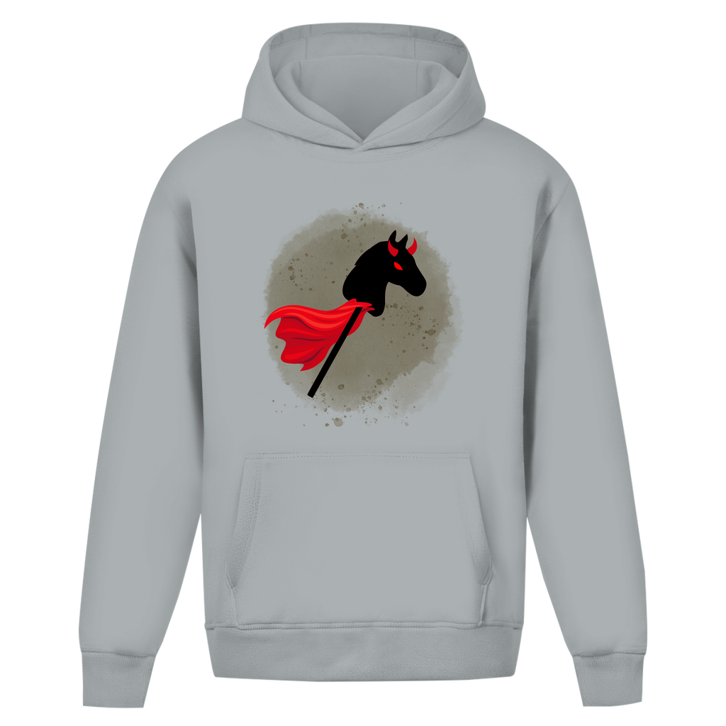 Oversize Halloween Hobby Horsing Hoodie ohne Kordel - Hobby Horse DEVIL