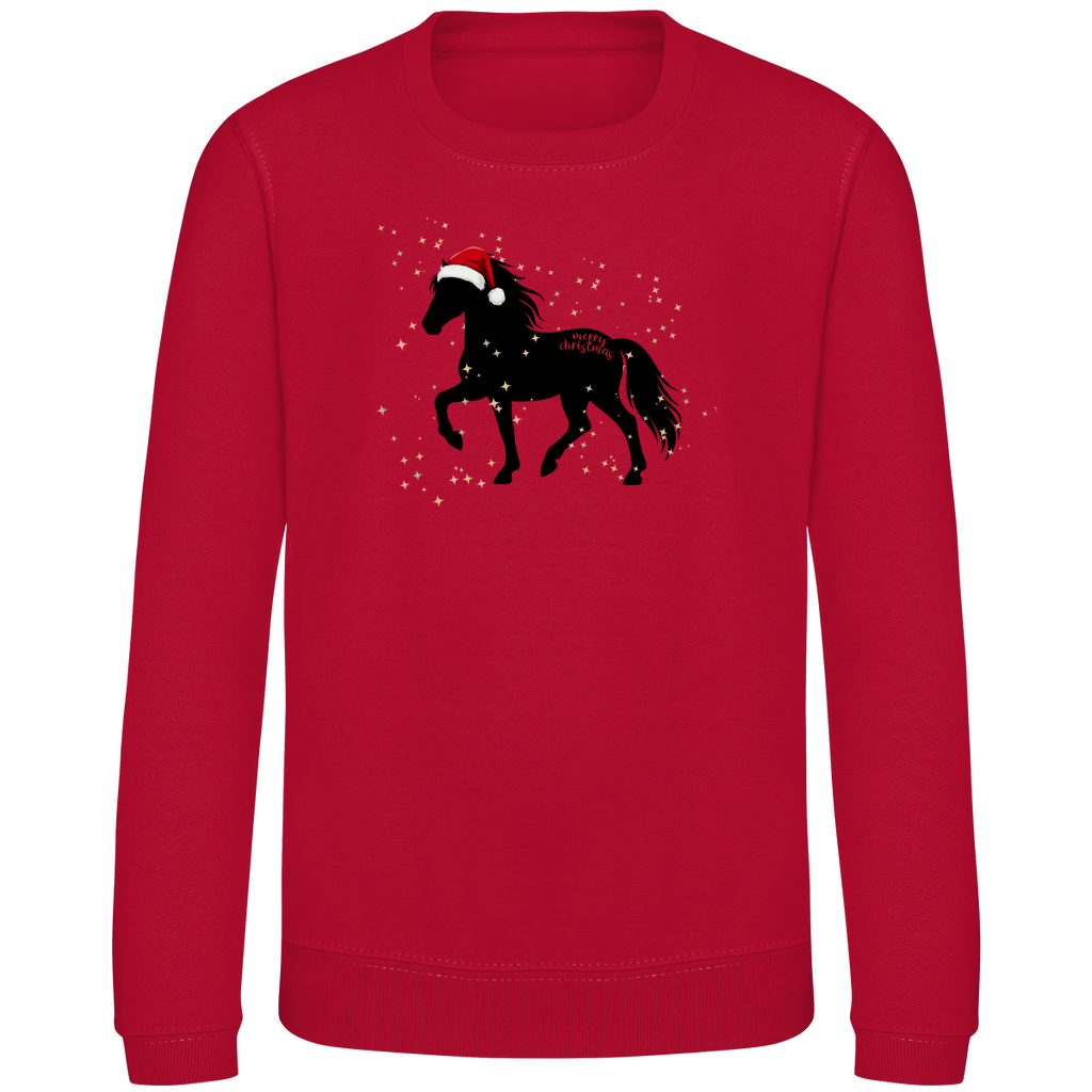 Islandpferde Kinder Sweatshirt WEIHNACHTEN