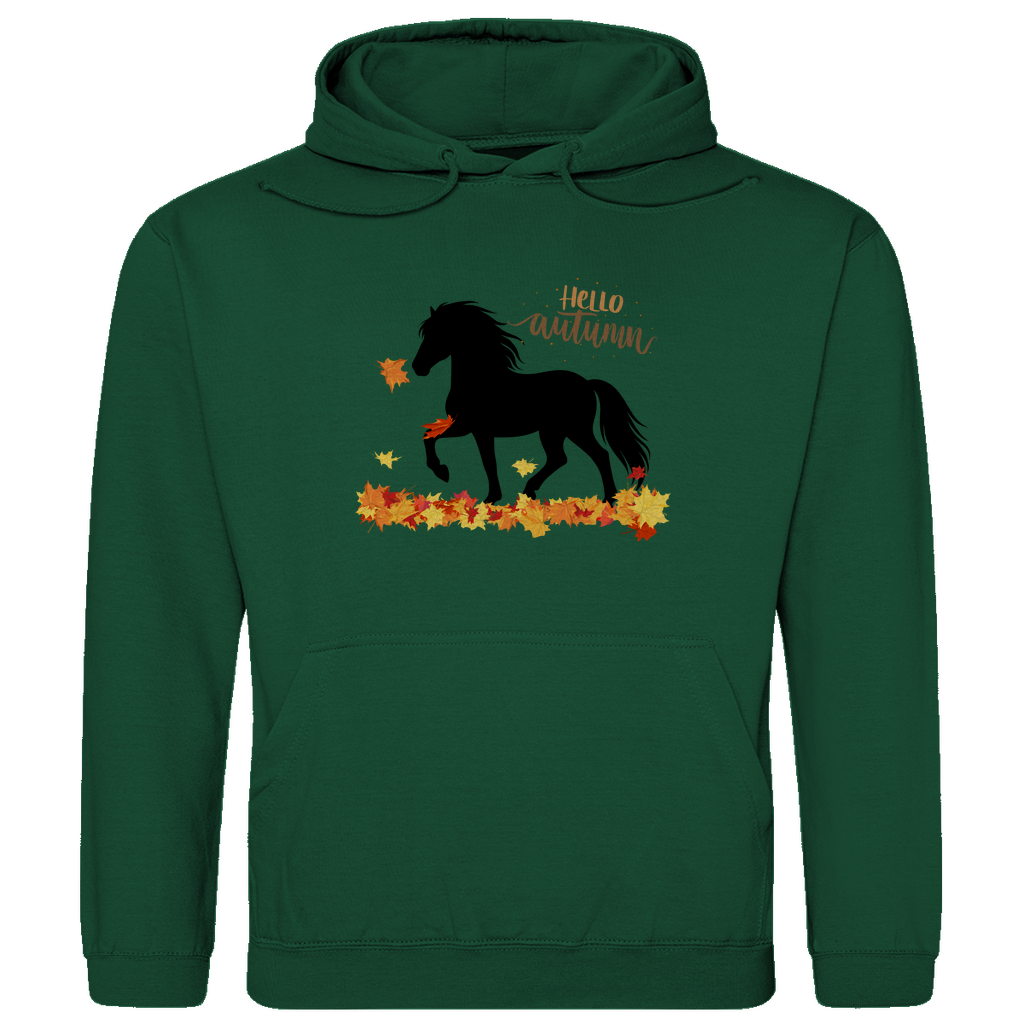 Islandpferde Herren Hoodie - Islandpferde Herbst