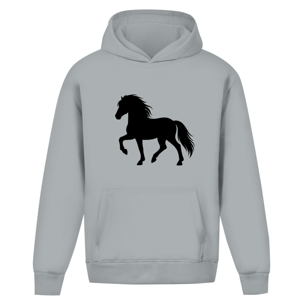Oversize Islandpferde Hoodie ohne Kordel - Tölt