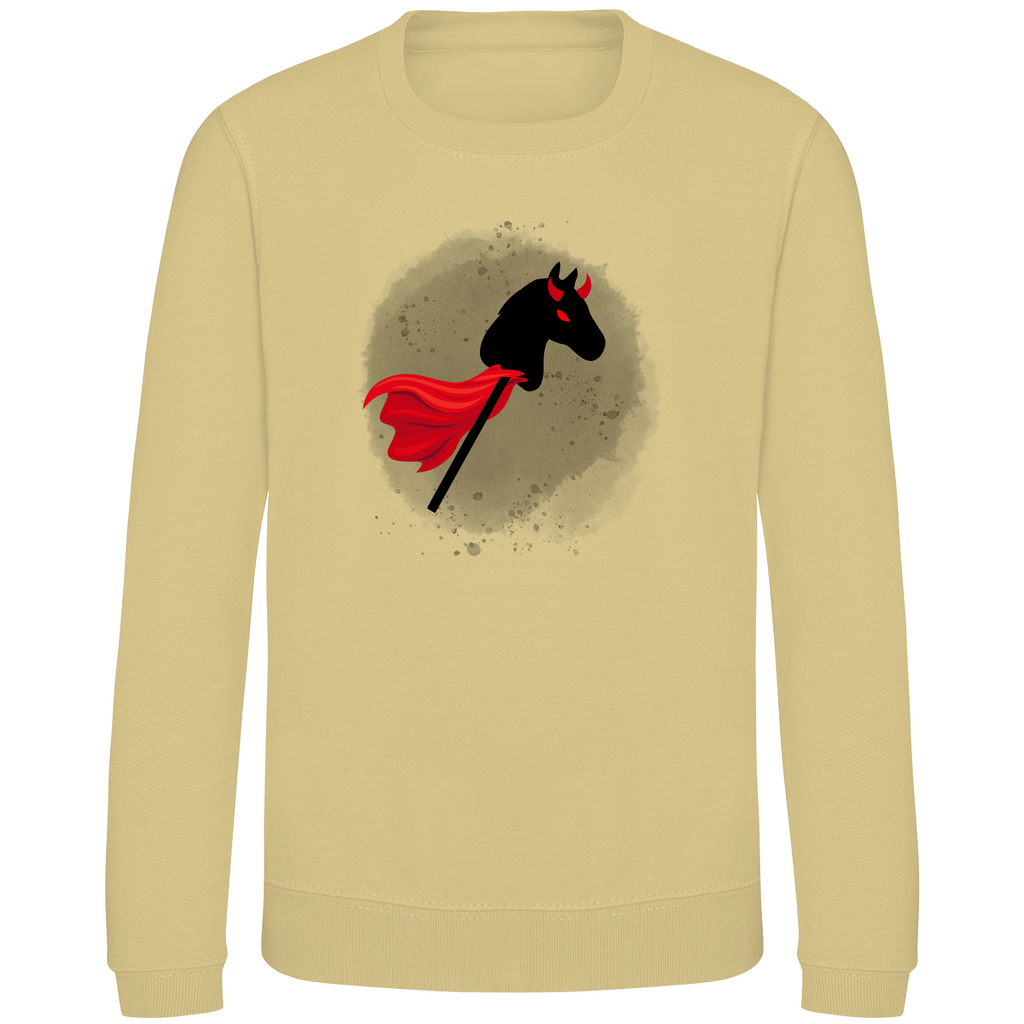 Halloween Hobby Horse Kinder Sweatshirt DEVIL