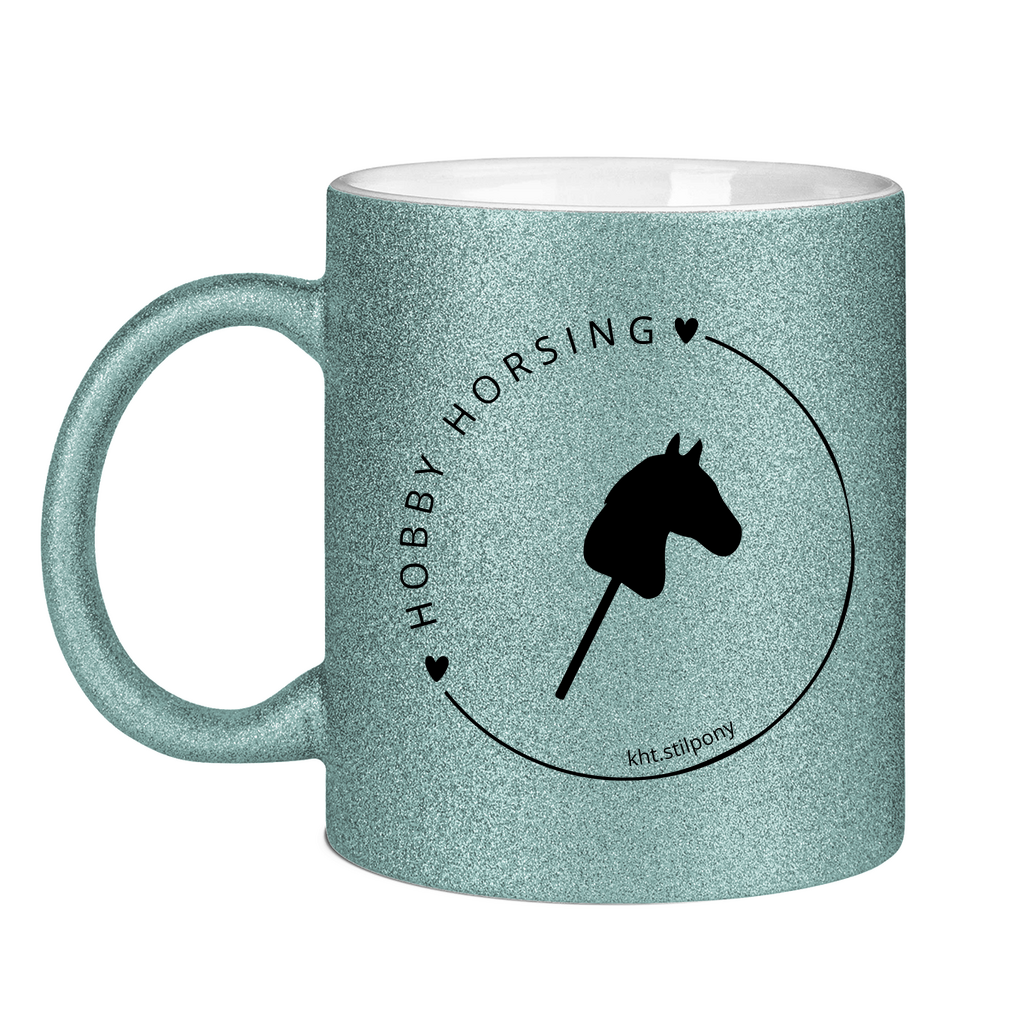 Glitzertasse Hobby Horse CIRCLE
