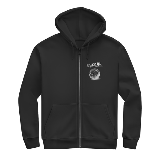 Unisex Zipper Hoodie Handball SKRIPT