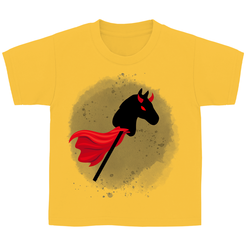Halloween Hobby Horse Kinder T-Shirt DEVIL
