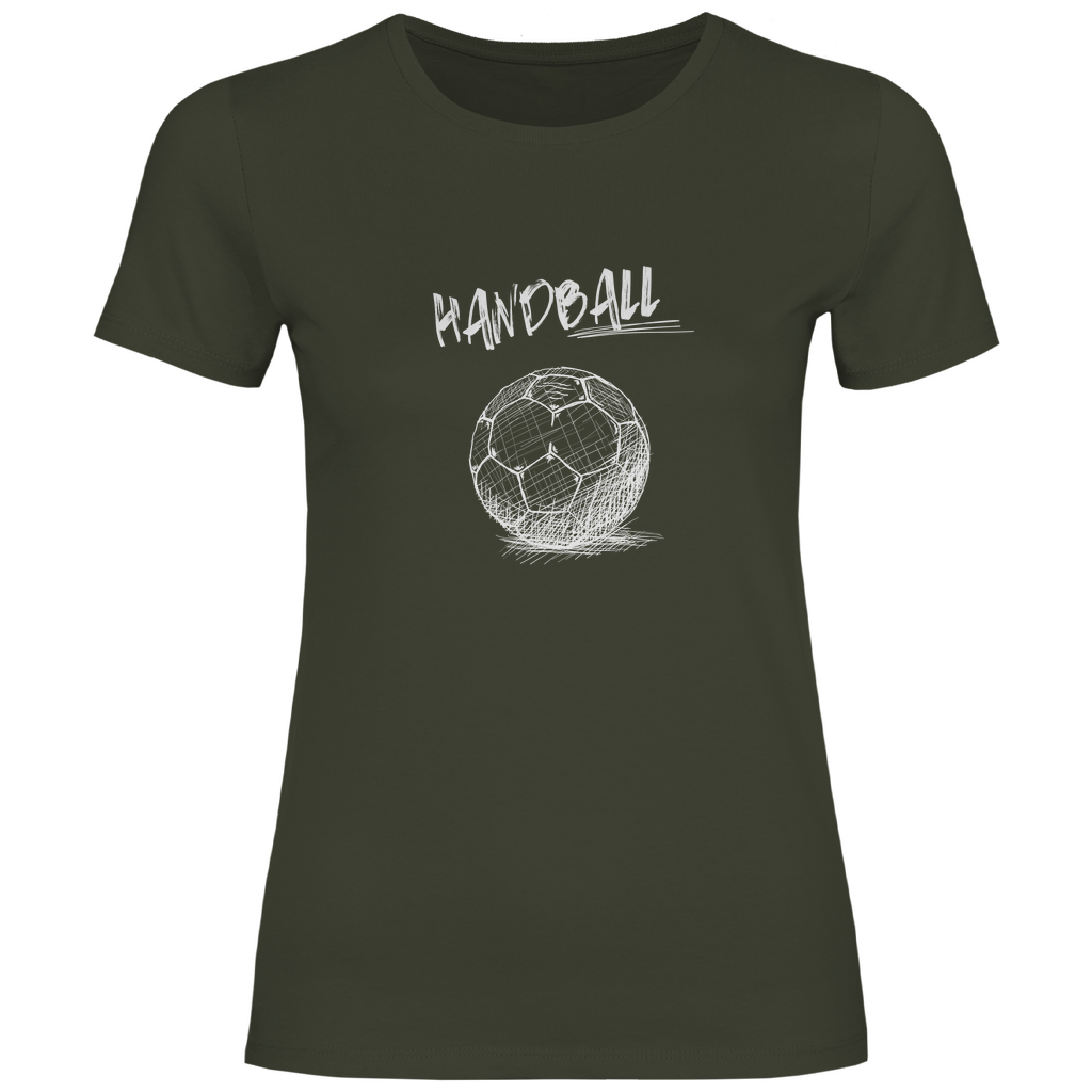 Damen T-Shirt Handball SKRIPT