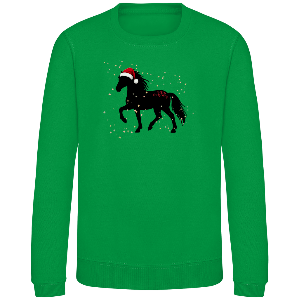 Islandpferde Kinder Sweatshirt WEIHNACHTEN