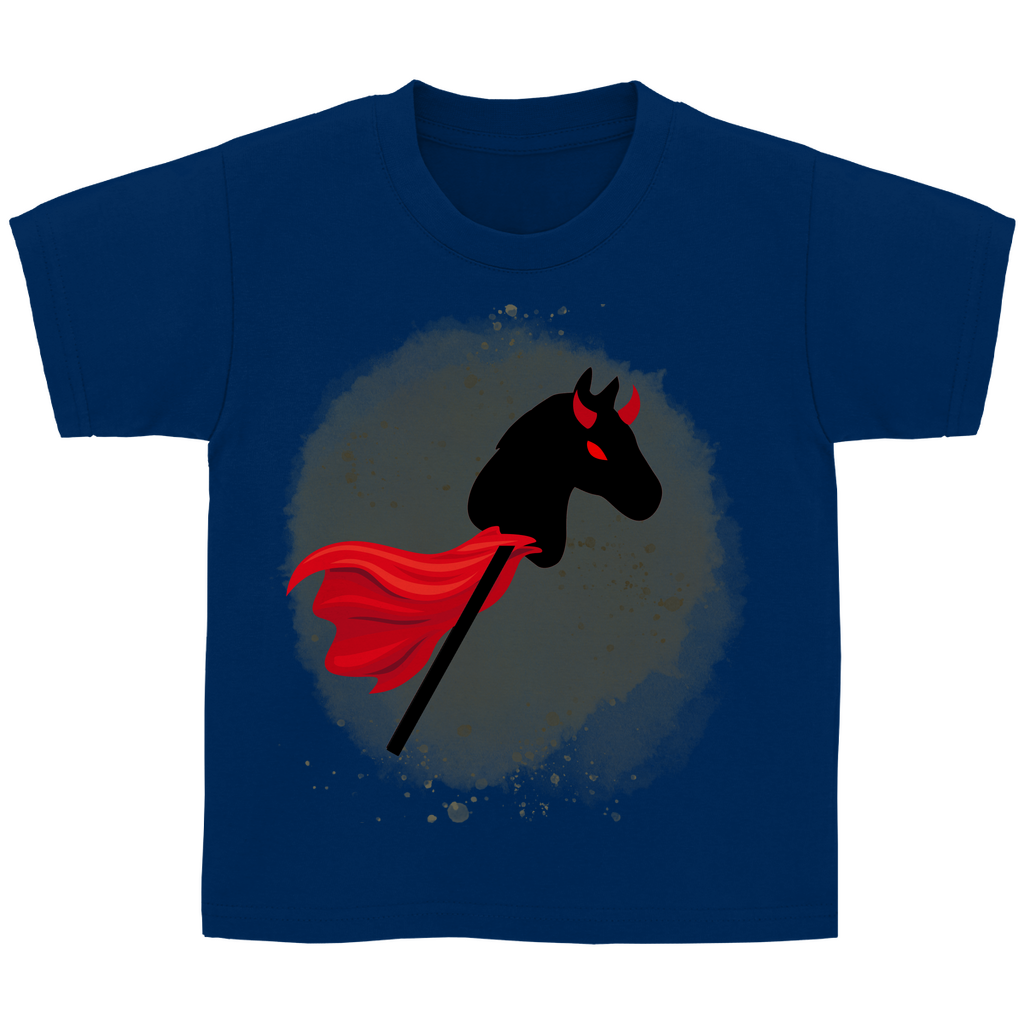 Halloween Hobby Horse Kinder T-Shirt DEVIL