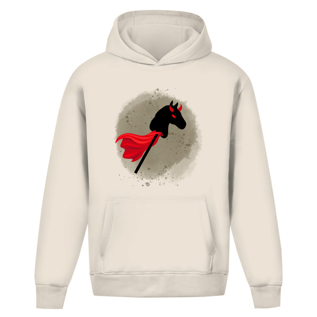 Oversize Halloween Hobby Horsing Hoodie ohne Kordel - Hobby Horse DEVIL