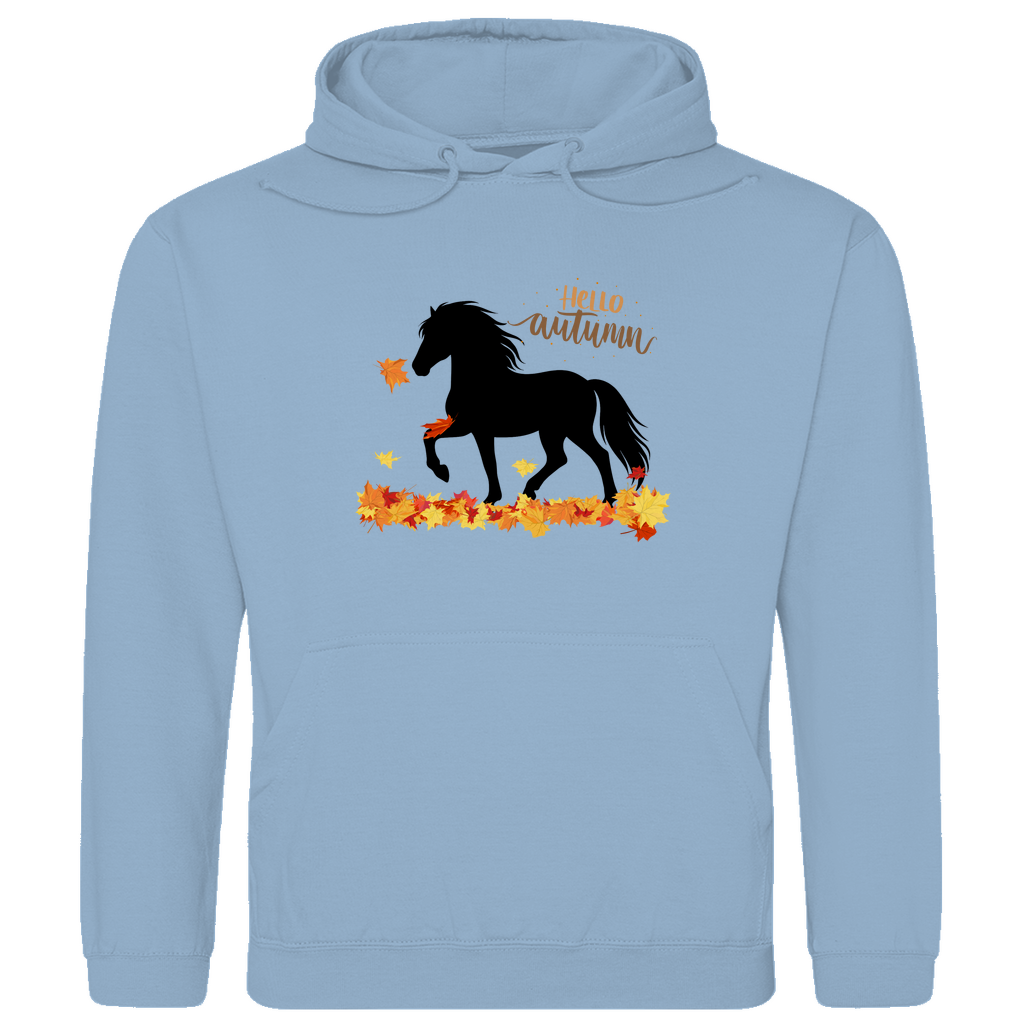 Islandpferde Herren Hoodie - Islandpferde Herbst