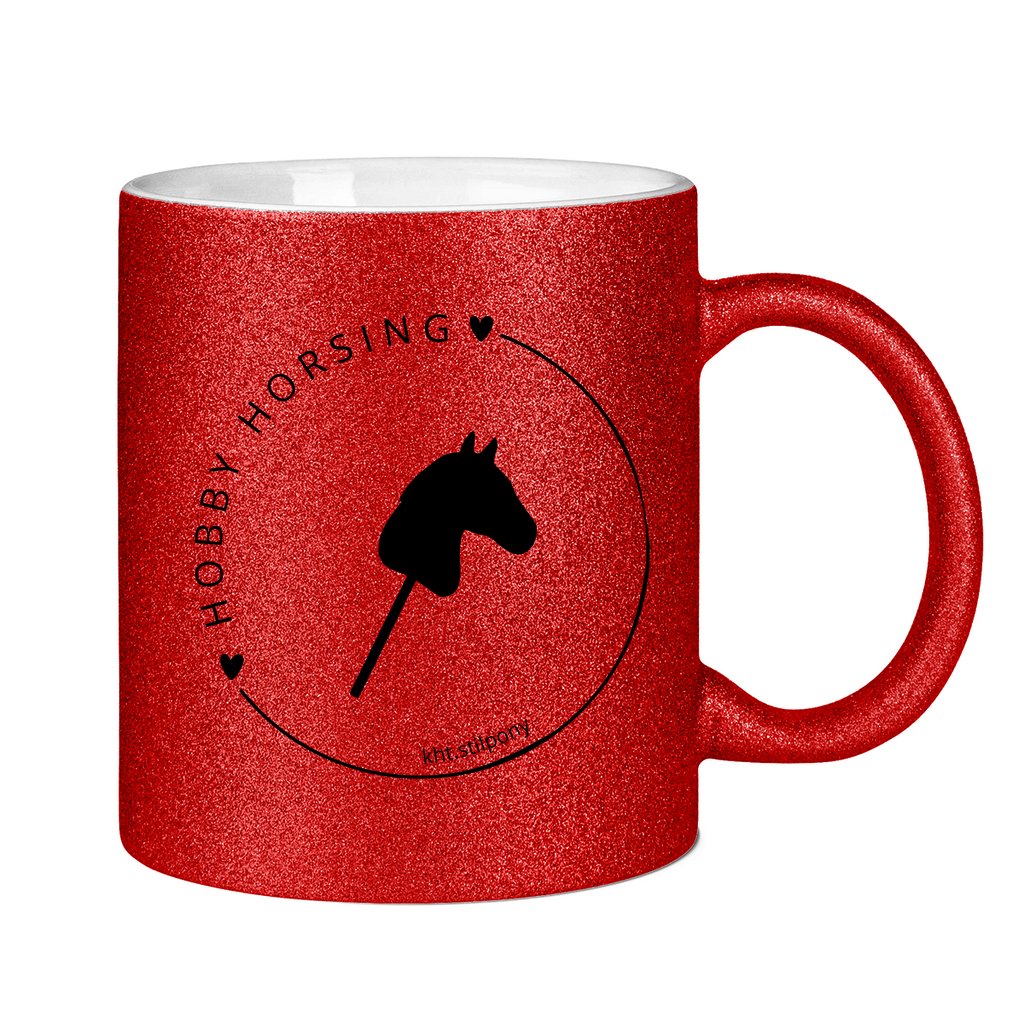 Glitzertasse Hobby Horse CIRCLE