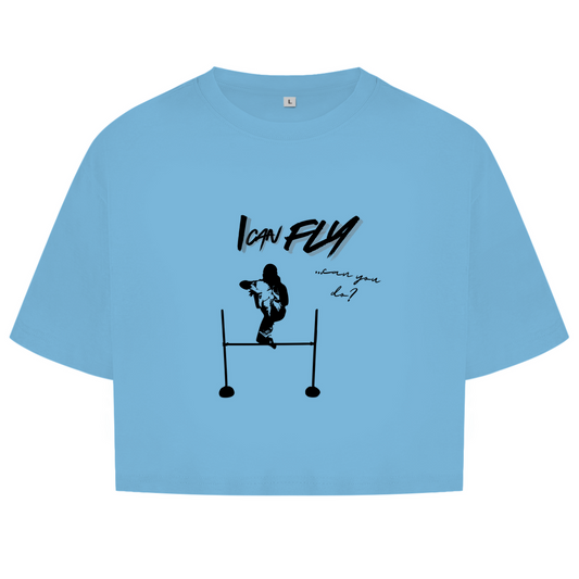 Oversize Crop Top Hobby Horse  Fly