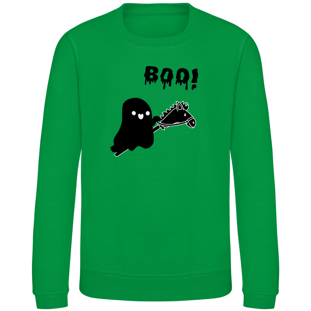 Halloween Hobby Horsing Kinder Sweatshirt BOO