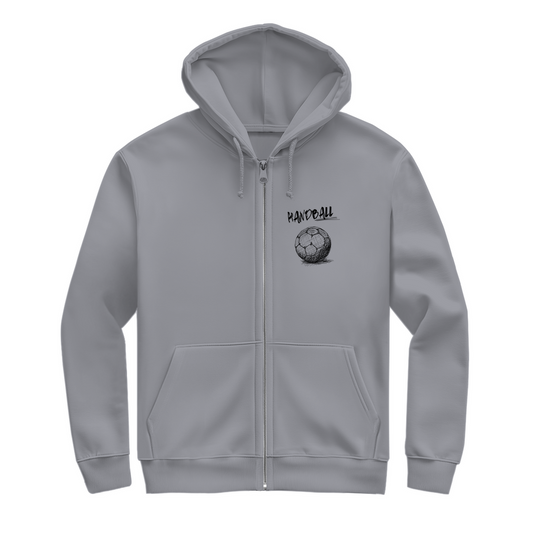 Unisex Zipper Hoodie Handball SKRIPT