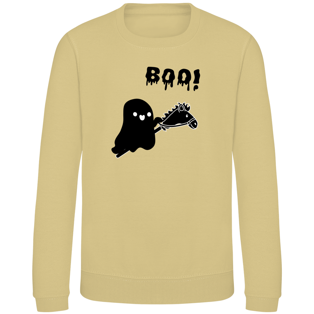 Halloween Hobby Horsing Kinder Sweatshirt BOO