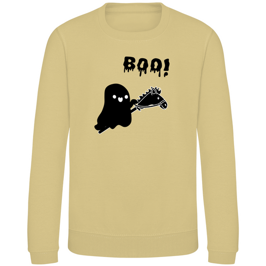 Halloween Hobby Horsing Kinder Sweatshirt BOO