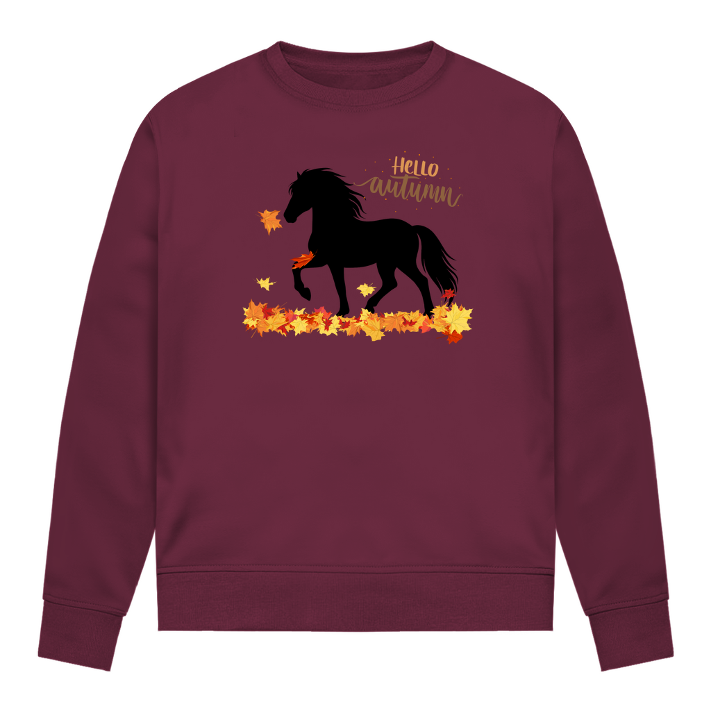 Islandpferde Damen Sweatshirt - Islandpferde Herbst