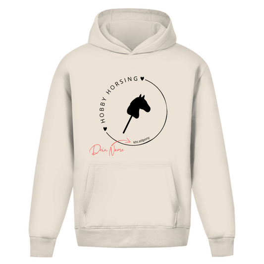Oversize Hobby Horsing Hoodie ohne Kordel - Hobby Horse CIRCLE